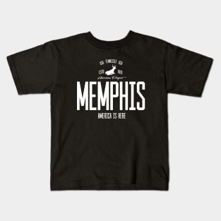 USA, America, Memphis, Tennessee Kids T-Shirt